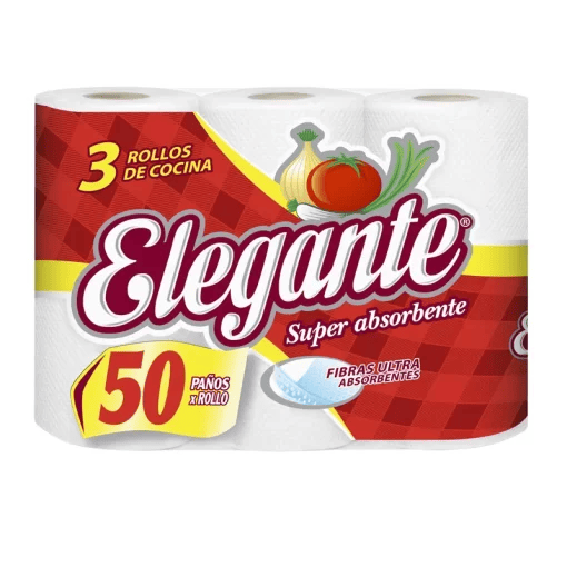 Rollo Cocina ELEGANTE 3x50 paños (927)