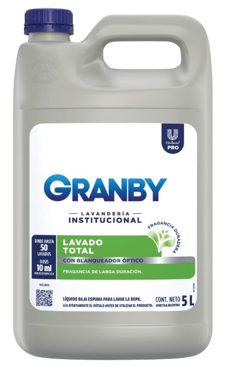 Granby jabon Liquido para ropa baja espuma 5L