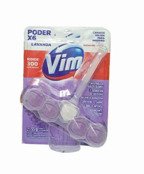 VIM canasta para inodoro LAVANDA poder 55gr