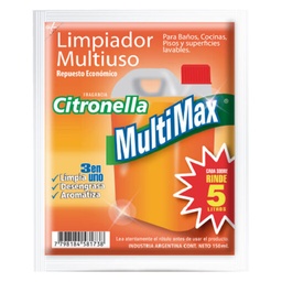 MULTIMAX Desodorante piso CITRONELA 5L