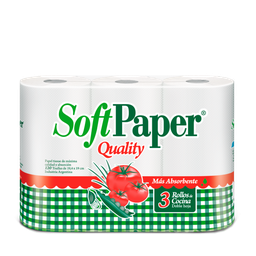 Rollo Cocina 3x40 paños Soft Paper FELPITA