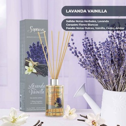 [5894] DIFUSOR AROMATICO SAPHIRUS LAVANDA Y VAINILLA